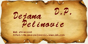 Dejana Pelinović vizit kartica